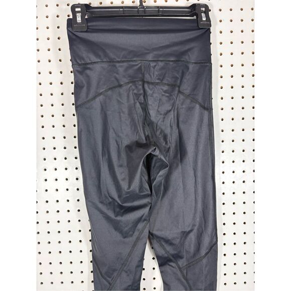 Sweaty Betty black shimmer mesh insert leggings size Xs - Picture 8 of 9